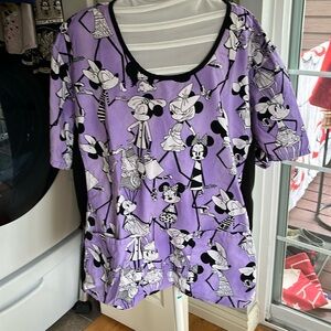 Women’s Disney Minnie Mouse Scrub Top